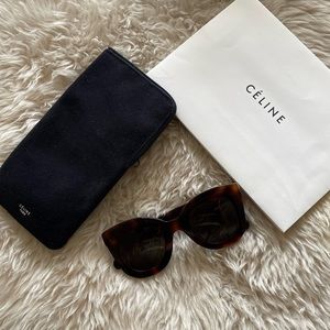 CELINE Tortoise Sunglasses
